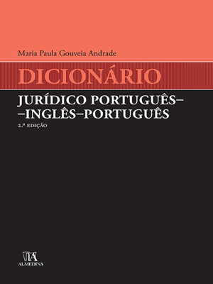 cover image of Dicionário Jurídico Português-Inglês-Português--2ª Edição